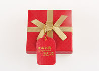 Подарочные коробки картона Пакайнг красного цвета присутствующие для дозора/шоколада/ожерелья