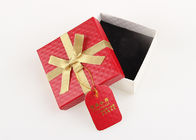 Подарочные коробки картона Пакайнг красного цвета присутствующие для дозора/шоколада/ожерелья