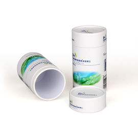 Recycled Tea Paper Tube Packaging Pantone Printing Matte Lamination
