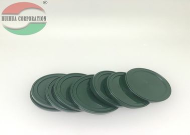 Custom Printed Metal Tin Can Plastic Lids with Embossed Logo For Food / Milk Powder