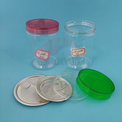 Safe Leak Free Lid Plastic Storage 500ml Screw Cap Food Grade Jar