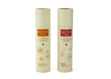 Recyclable Cosmetic Custom Paper Tubes Colorful Printing Lightweight