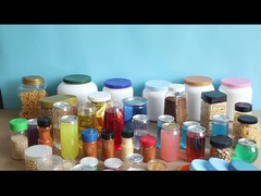 Прозрачные бутылки для домашних животных Пластиковая емкость для порошковых орехов