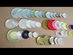 Прозрачная серебряная банка с крышкой с легким открытым концом, толщина от 0,21 до 0,23 мм