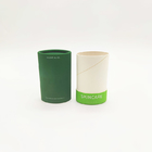 Custom 2oz Oval Deodorant Stick Container White Cardboard Push Up Paper Tube