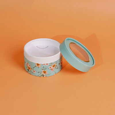 Fixing Makeup Powder Puff Loose Powder Paper Tube Box Cosmetic Puff Box Skin Care Makeup Shaker Lid Paper Tube