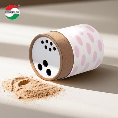 Environmental Biodegraded Customized Kraft Paper Tube with Top Hole for Seasoning Spice Sault