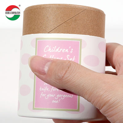 Environmental Biodegraded Customized Kraft Paper Tube with Top Hole for Seasoning Spice Sault
