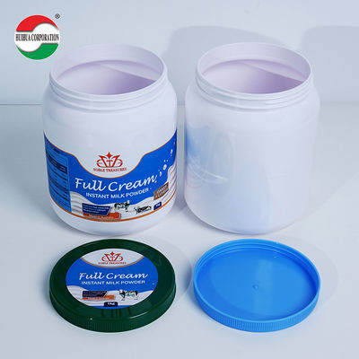 2200ml Recycled Food Grade Round PET Plastic Bottles Powder Jars Cans Milk Protein Powder Container