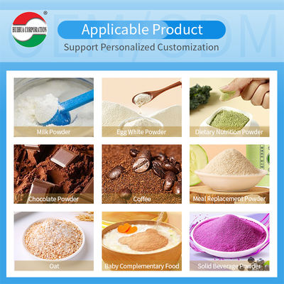 2200ml Recycled Food Grade Round PET Plastic Bottles Powder Jars Cans Milk Protein Powder Container