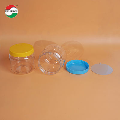 1100ML Transparent Clear PET Plastic For Milk Powder Cylinder Packaging for Business