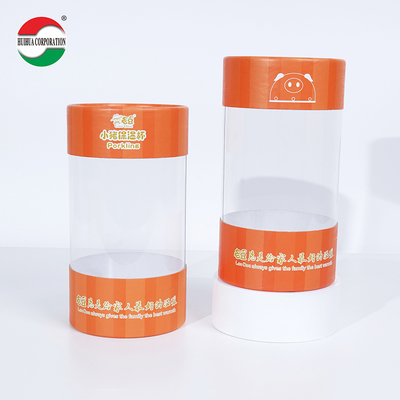 Creative PVC Window Paper Tube UV Advantage Waterproof Toy Gift T Shirt Cylinder Tube Packaging