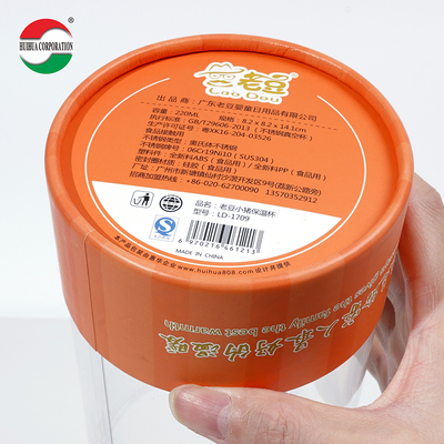 Creative PVC Window Paper Tube UV Advantage Waterproof Toy Gift T Shirt Cylinder Tube Packaging