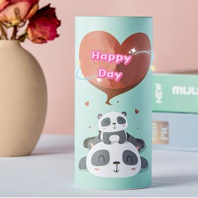 Custom Sustainable Empty Cylindrical Paper Tube for Paper Tissue Packaging Food Industry Use