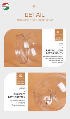 250ml PET Beverage Can for Juice and Soft Drinks - Cold Filling