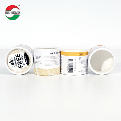 Eco Friendly Round Cardboard Powder Container Cookie Coffee Bean Food Paper Tube Tea Packaging