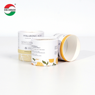 Eco Friendly Round Cardboard Powder Container Cookie Coffee Bean Food Paper Tube Tea Packaging