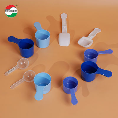 Food Grade Clear/White Pp Measuring Scoops PP Plastic Measuring Spoons For Coffee Tea Milk Powder
