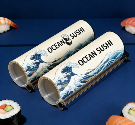 Hot Sale Sushi Push Pop Food-grade Customized Push up Tube for Sushi Rice and Vegetable Rolls Packaging