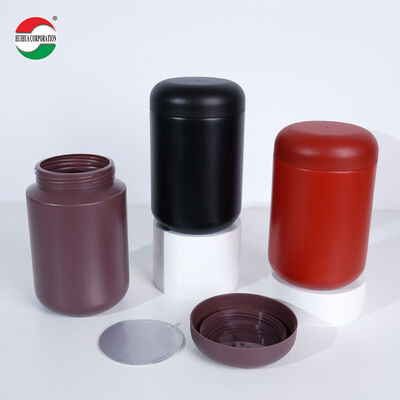 Wholesale HDPE Wide Mouth Powder Container 1200ml HDPE Plastic Bottles For Coffee Powder & Protein Powder