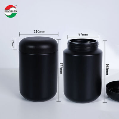 Wholesale HDPE Wide Mouth Powder Container 1200ml HDPE Plastic Bottles For Coffee Powder & Protein Powder