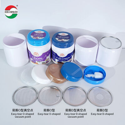 2600ML Food Grade Customized PET Jar Food Grade Vitamin Protein Milk Powder Container Spoon Shape