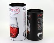 Чонсервные банкы качества еды круглые бумажные упаковывая с черными пластичными крышками для шара чашки вина