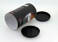 Чонсервные банкы качества еды круглые бумажные упаковывая с черными пластичными крышками для шара чашки вина