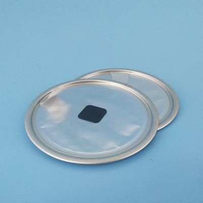 Food Grade Coffee Bean #401 #502 Aluminum Peel Off with Valve for Paper Tube Food Can Lids