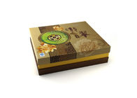 Fashional рециркулировало бумажное качество еды коробок подарка с квадратной формой