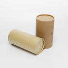 Изготовленные на заказ напечатанные контейнеры Recyclable чая трубки бумаги Kraft цилиндра упаковывая