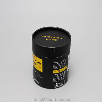 Custom Printed Round Paper Tube Packaging with Easy Open End and Metal Lid for Food Snacks Powder Nuts