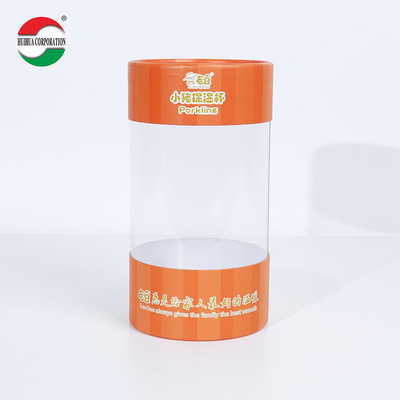 Creative PVC Window Paper Tube UV Advantage Waterproof Toy Gift T Shirt Cylinder Tube Packaging