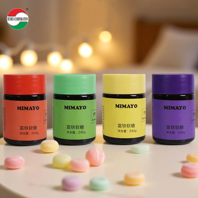 Custom Size Soft Candy Jar Plastic Jars PET Food Grade Bottle