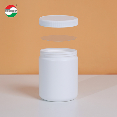 600ml Clear Plastic Cylinder HDPE Bottle For Medicine Packaging With Good Sealing Eco-Friendly HDPE600-D146
