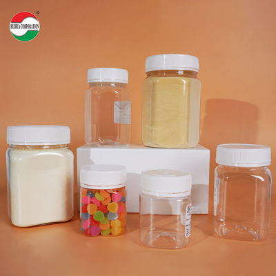 Food Grade Clear PET Bottle with Screw Lid for Health Products