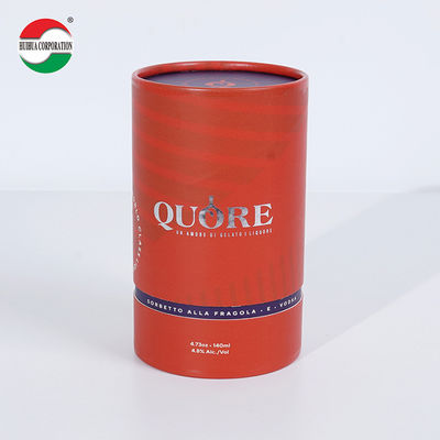 Custom Design Recyclable Paper Tube Packaging For Perfume Skincare Cosmetic Candle Essential Oil Round Box Cylinder Container