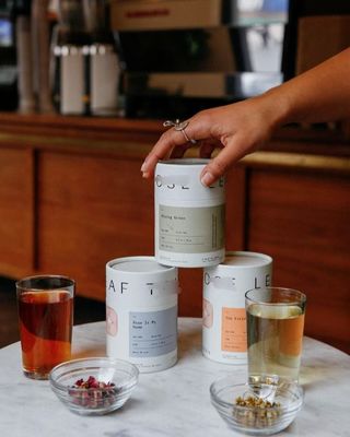 Custom Recyclable Food Grade Printing Round Paper Tube Degradable Paper Canister Airtight for Coffee Bean Powder Loose Tea