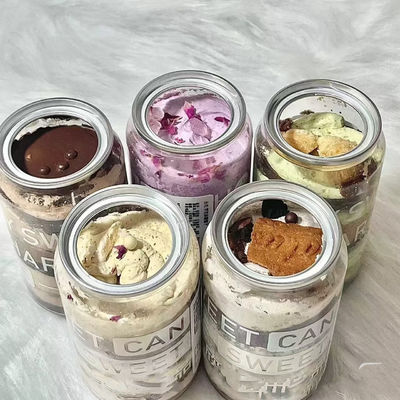 OEM FDA Cardboard Airtight Paper Composite Cans Packaging with Easy Open Lids For Pet Food Puppy Dog Food