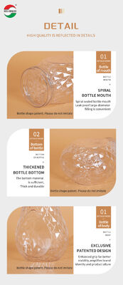 Clear Recycled Brand New Empty Jar for Customized Logo Jelly Candy Gummy Cookie Transparent PET Plastic Bottle