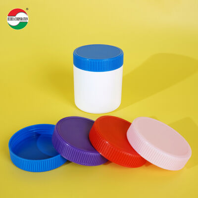 Custom Logo White HDPE Supplement Bottle Child Resistant Cap and Vitamin Capsule Medicine Bottle