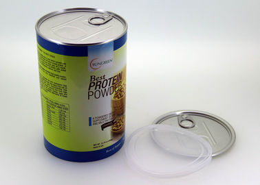 Малая пробка упаковывая, алюминиевый легкий открытый конец бумаги порошка качества еды