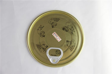 99 mm материала качества еды крышки EOE золотистой жестяной коробки легкого открытого
