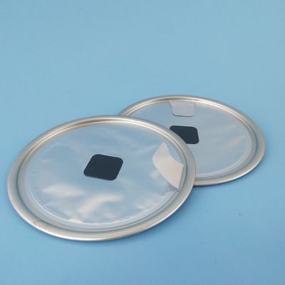 Food Grade Coffee Bean #401 #502 Aluminum Peel Off with Valve for Paper Tube Food Can Lids