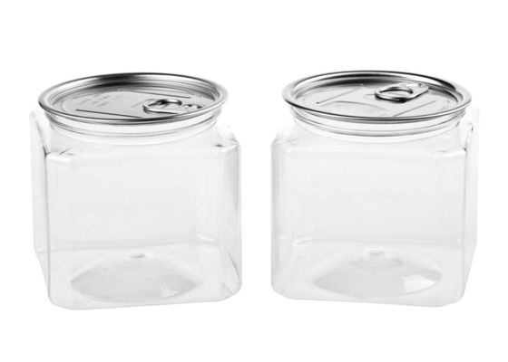 Цилиндр ЛЮБИМЧИКА качества еды пластичный ясный пластичный, алюминиевая легкая пробка открытого конца